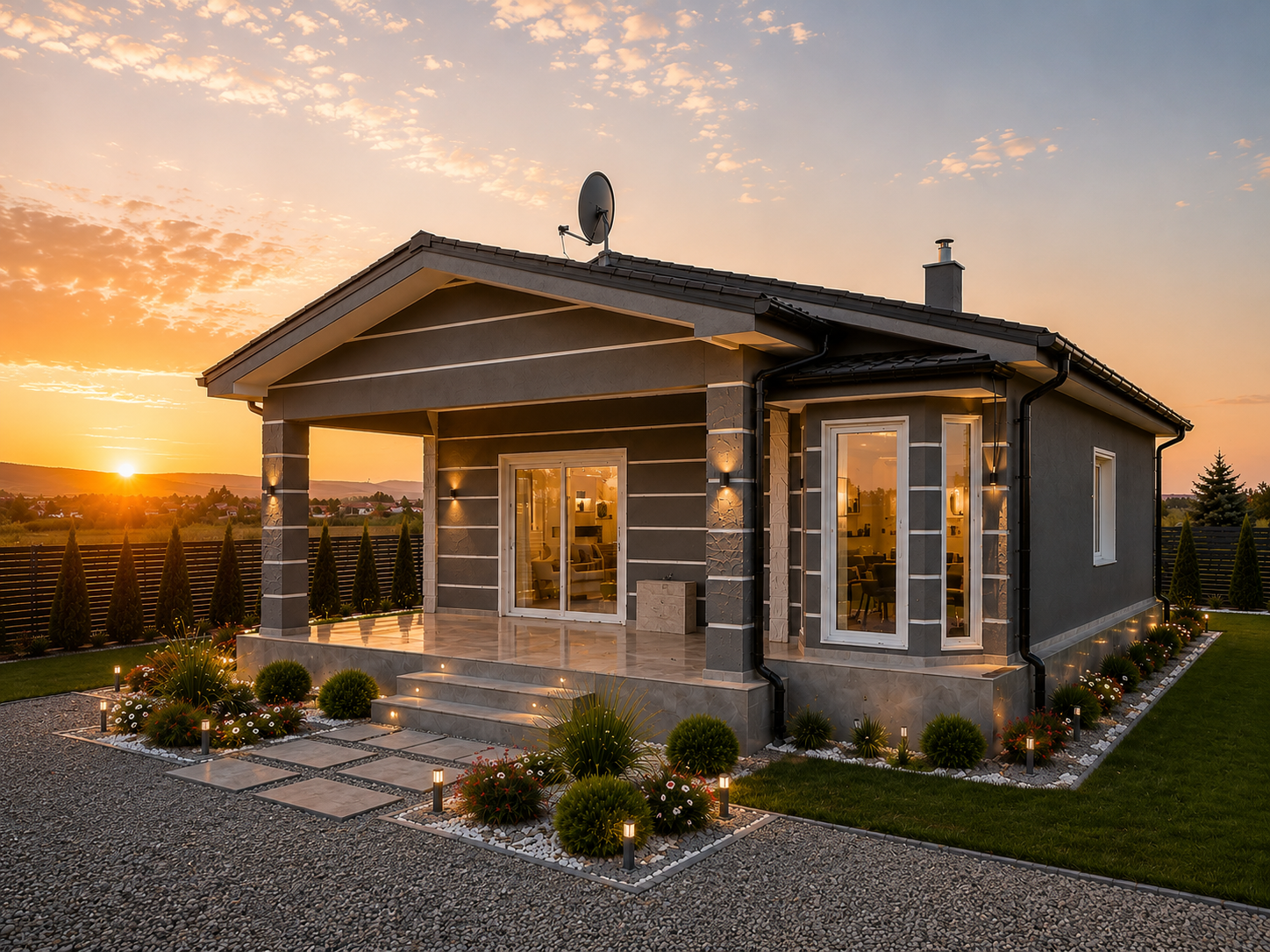90 m² Hafif Çelik Villa